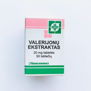 Valerijonų ekstraktas, 50 tablečių