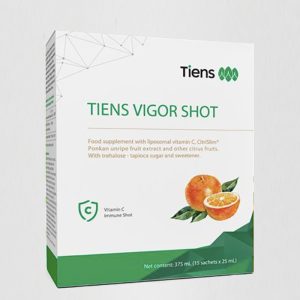 Tiens Vigor Shot - maisto papildas su liposominiu vitaminu C, neprinokusių ponkano vaisių ekstraktu