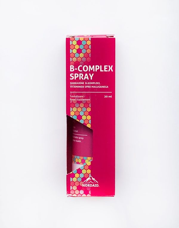 B- COMPLEX SPRAY. Purškiamas vitaminų B - kompleksas