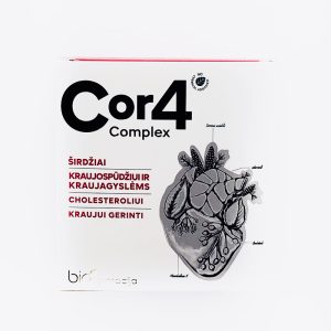 COR4 Complex maisto papildas širdžiai ir kraujotakos sistemai (28 pakeliai x 2,7g)