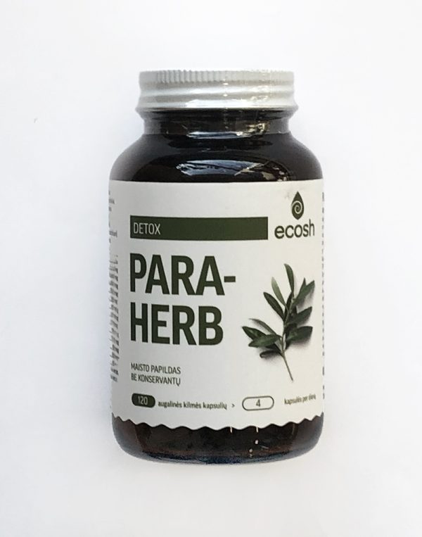 Para-Herb virškinamajam traktui. 120 kapsulių. Herbarius